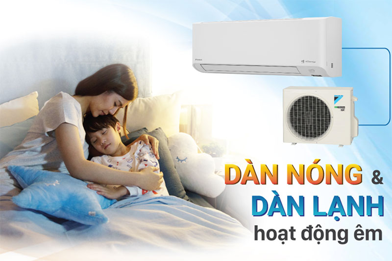 Điều hòa DAIKIN hoạt động êm ái