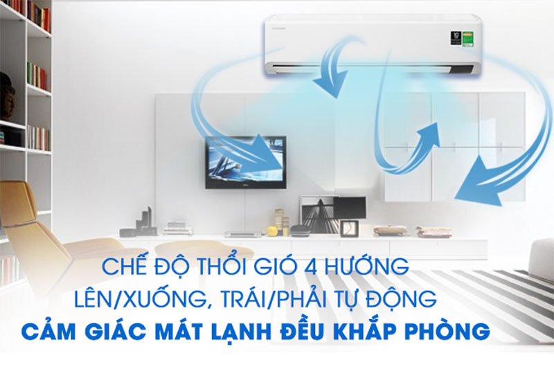 Khả năng làm lạnh của điều hòa Samsung