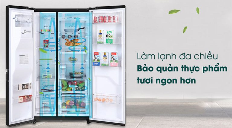 thinh-phat-LG GR-D257MC làm lạnh đa chiều