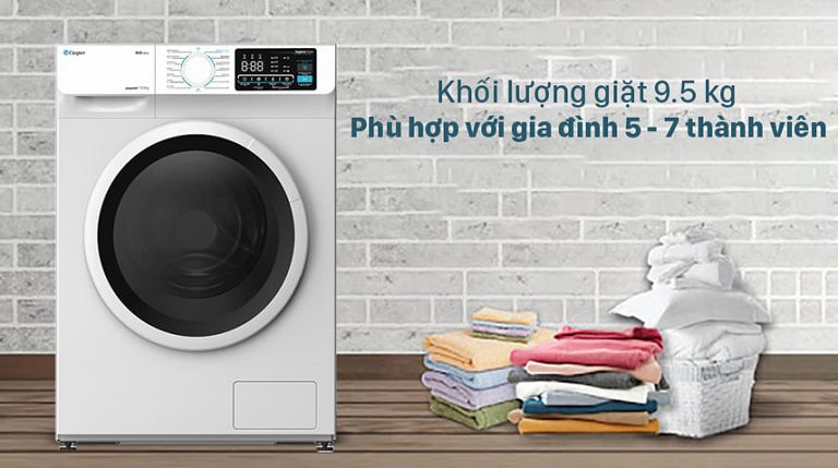 thinh-phat-Máy giặt Casper WF-95I140BWC 9.5kg inverter