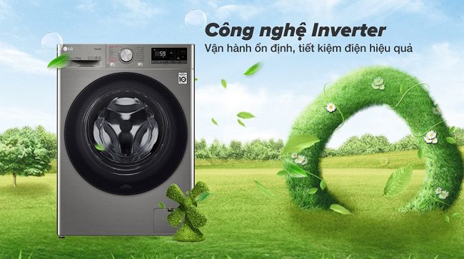 Máy giặt LG FV1410S4P 10kg inverter tiết kiệm điện