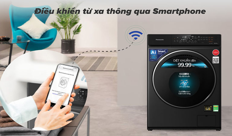 Máy Giặt Sấy Panasonic Inverter 10.5 kg NA-V105FR1BV