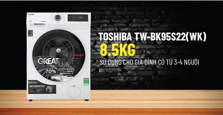 Máy giặt Toshiba TW-BK95S2V(WK) 8.5kg inverter