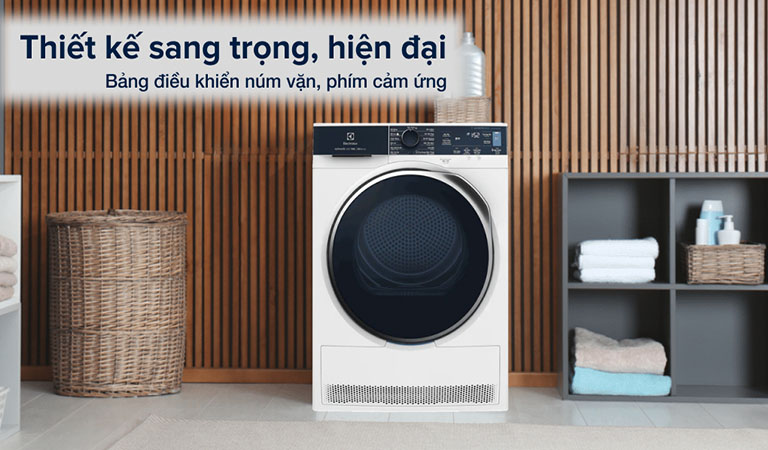 Máy sấy bơm nhiệt Electrolux 9 kg EDH903R9WB