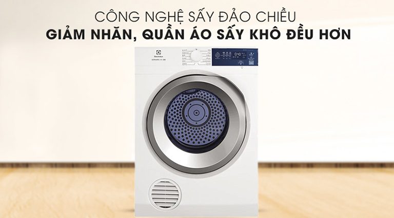 thinh-phat-Máy sấy Electrolux EDS854J3WB công nghệ sấy đảo chiều