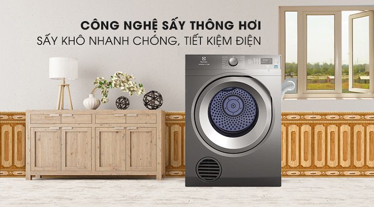 thinh-phat-Máy sấy Electrolux EDV854N3SB công nghệ sấy thông hơi