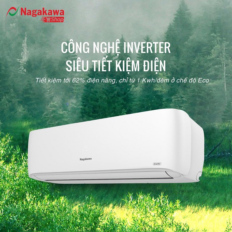 thinh-phat-Nagakawa NIS-C12R2H12 công nghệ inverter