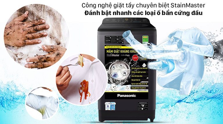 thinh-phat-Panasonic NA-F100A9DRV StainMaster sạch