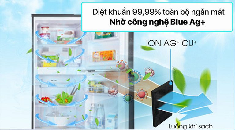 Tổng kho điều hòa, điện máy miền Bắc tại Hà Nội thinh-phat-Panasonic NR-TV301BPKV công nghệ Ag+ diệt khuẩn