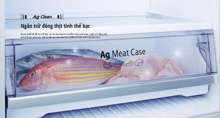 Tổng kho điều hòa, điện máy miền Bắc tại Hà Nội thinh-phat-Panasonic NR-TV301BPKV ngăn trữ đông tinh thể bạc