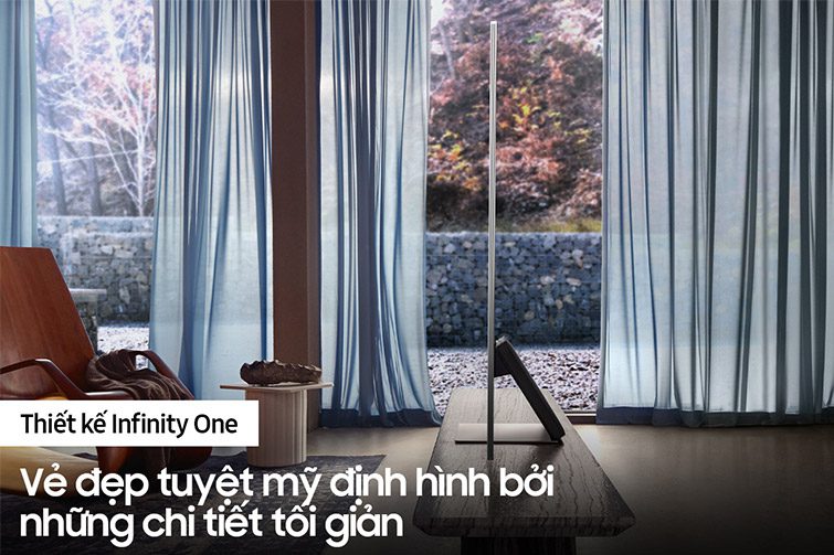 Đỉnh cao với thiết kế Infinity One trên tivi 65qn800a