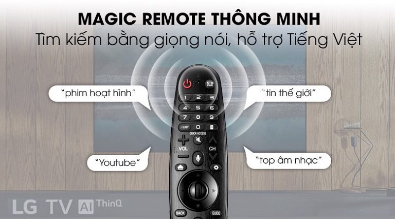 thinh-phat-Tivi LG 50NANO76SQA Tìm kiếm bằng giọng nói