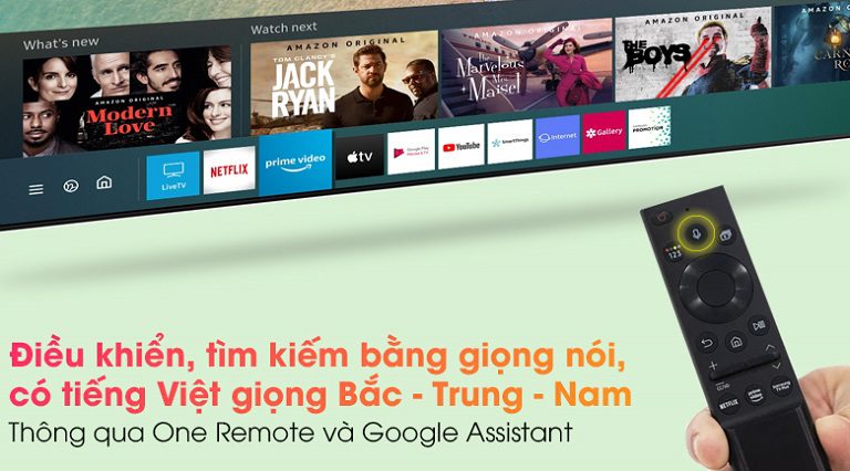 thinh-phat-Tivi samsung QA43Q63B Remote thông minh