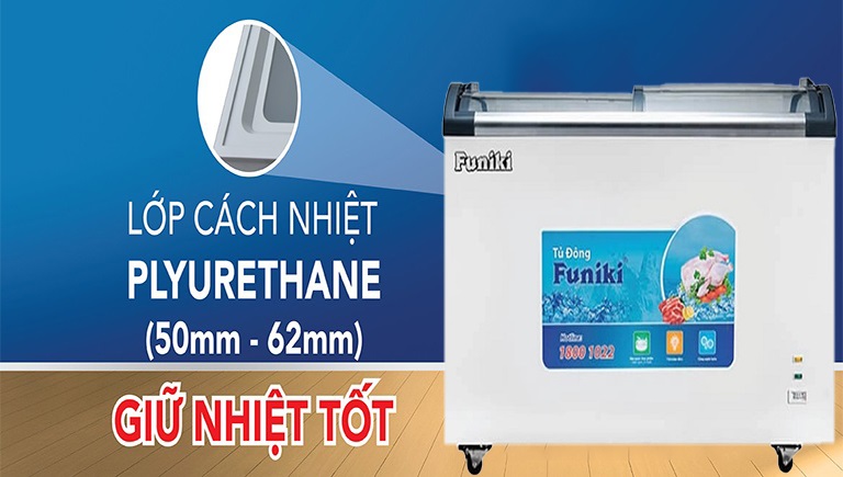 thinh-phat-Tủ đông Funiki Polyurethane