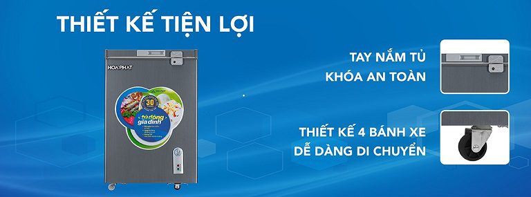 thinh-phat-Tủ đông HCF-106S1ĐSH khóa an toàn