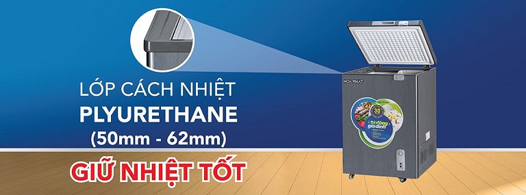 thinh-phat-Tủ đông HCF-106S1ĐSH lớp cách nhiệt