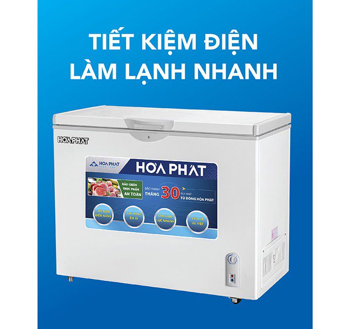 thinh-phat-Tủ đông hòa Phát Funiki HCF-516S1N1 làm lạnh nhanh