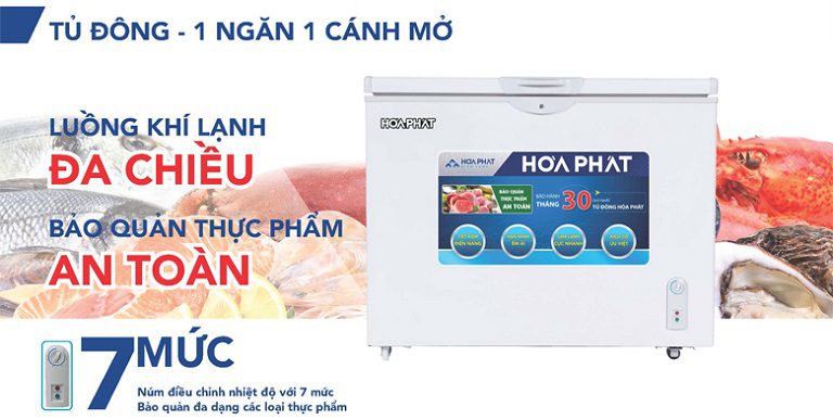 Tủ đông hòa Phát HCF-516S1N1