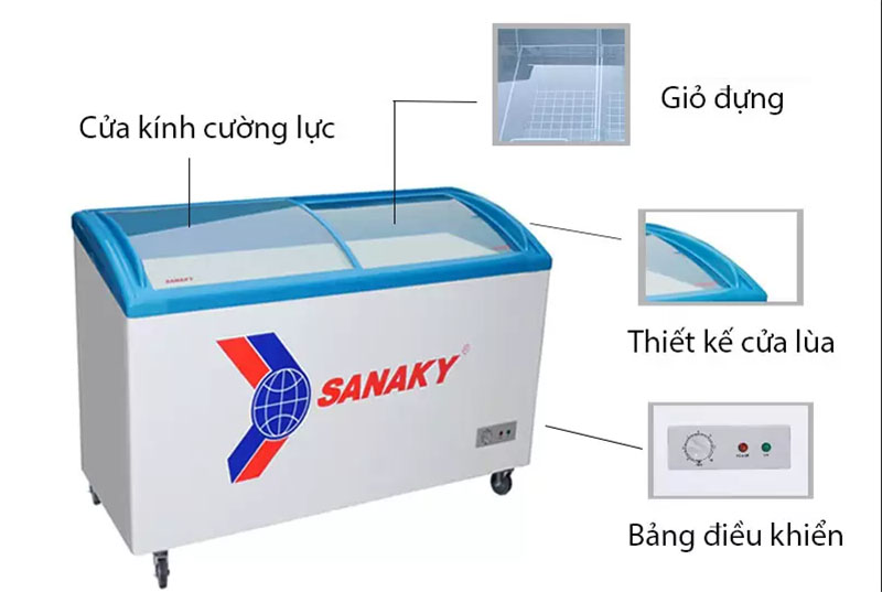 Tủ Đông Sanaky 480L VH-482K