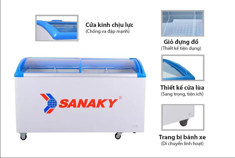 Tủ Đông Sanaky 680L VH-682K