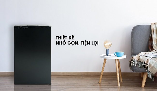 Tủ lạnh Aqua 90 lít AQR-D99FA(BS), tiện lợi nhỏ gọn