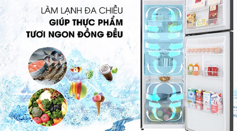 thinh-phat-Tủ lạnh Casper làm lạnh đa chiều