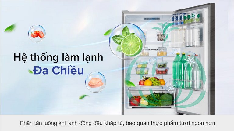 thinh-phat-Tủ lạnh Casper RB-320VT làm lạnh đa chiều