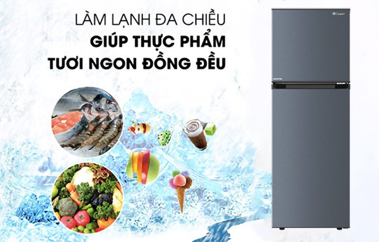 thinh-phat-Tủ lạnh Casper RT-250VD công nghệ làm lạnh đa chiều