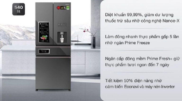 thinh-phat-TỦ lạnh Panasonic NR-YW590YMMV thiết kế