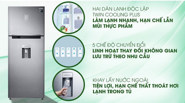 thinh-phat-Tủ lạnh Samsung RT43K6631SL-SV 438 lít inverter