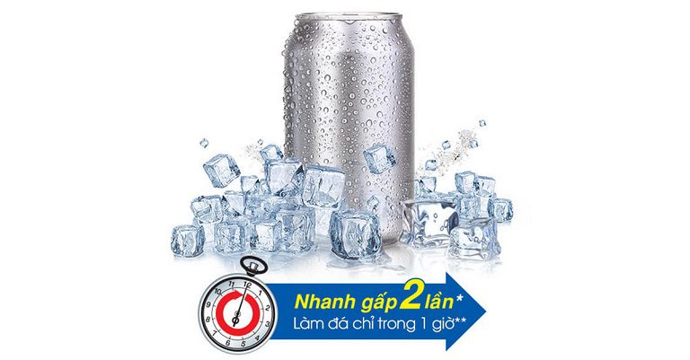 thinh-phat-Tủ lạnh Sharp SJ-X176E-DSS làm đá nhanh