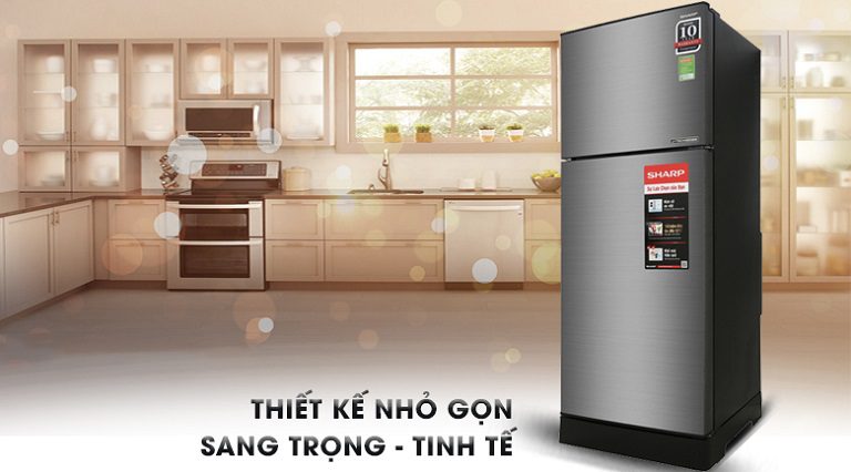 thinh-phat-Tủ lạnh Sharp SJ-X201E-DS thiết kế sang trọng