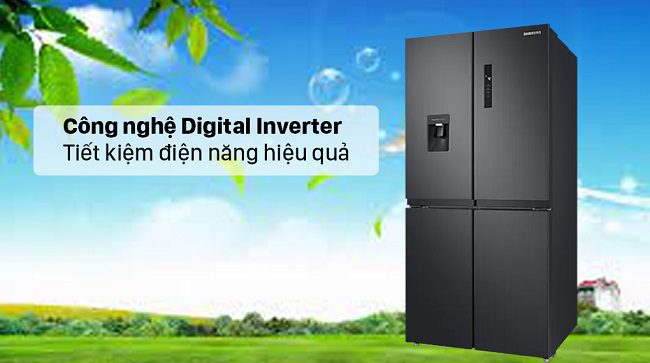 Tủ lạnh Samsung Inverter 488L 4 cửa RF48A4010B4/SV, tiết kiệm điện