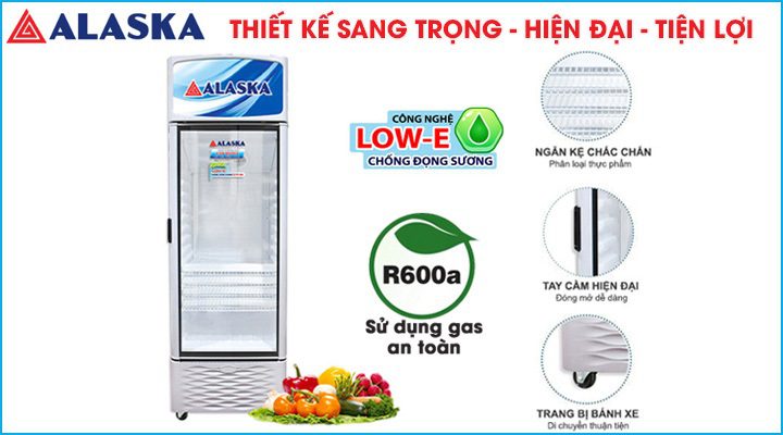 thinh-phat-Tủ mát Alaska LC555H tính năng