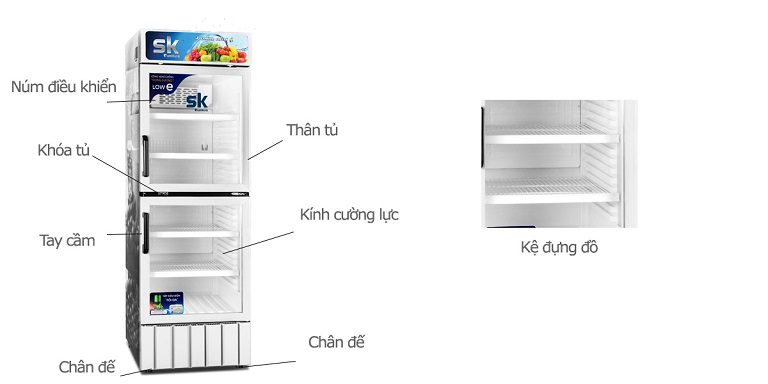 thinh-phat-Tủ mát Sumikura SKSC-450D2