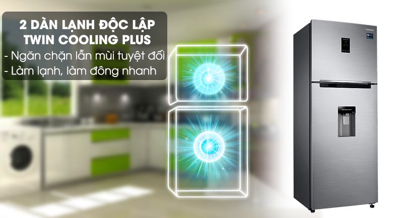 Tủ lạnh Samsung RT32K5932S8/SV, 2 dàn lạnh độc lập