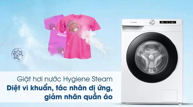 thinh-phat-WW13T504DAW-SV Giặt hơi nước Hygiene Steam