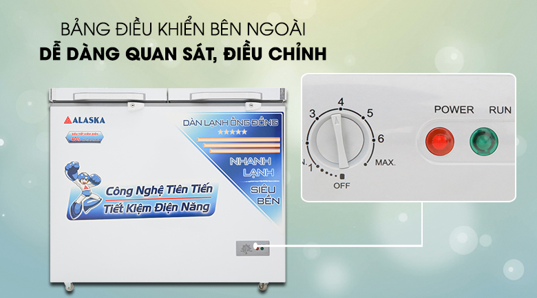 BẢNG ĐIỀU KHIỂN BÊN NGOÀI DỄ DÀNG QUAN SÁT