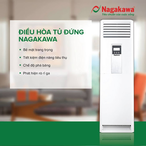 tủ đứng Nagakawa 50000BTU 1 chiều NP-C50DH+