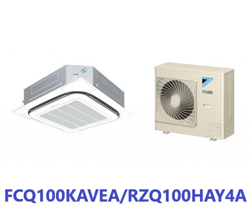 Điều hòa âm trần Daikin 2 chiều inverter 34.000BTU FCQ100KAVEA/RZQ100HAY4A