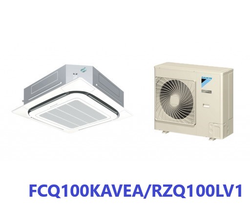 Điều hòa âm trần Daikin 34.000BTU inverter 2 chiều FCQ100KAVEA/RZQ100LV1