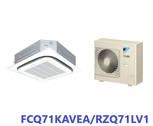 Điều hòa âm trần Daikin 24.000BTU inverter 2 chiều FCQ71KAVEA/RZQ71LV1