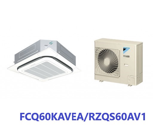 Điều hòa âm trần Daikin 22.000BTU inverter 2 chiều FCQ60KAVEA/RZQS60AV1