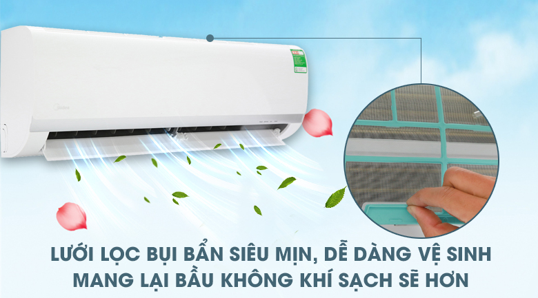 MSAFB-18CRN8, Điều hòa treo tường Midea 1 chiều 18000BTU