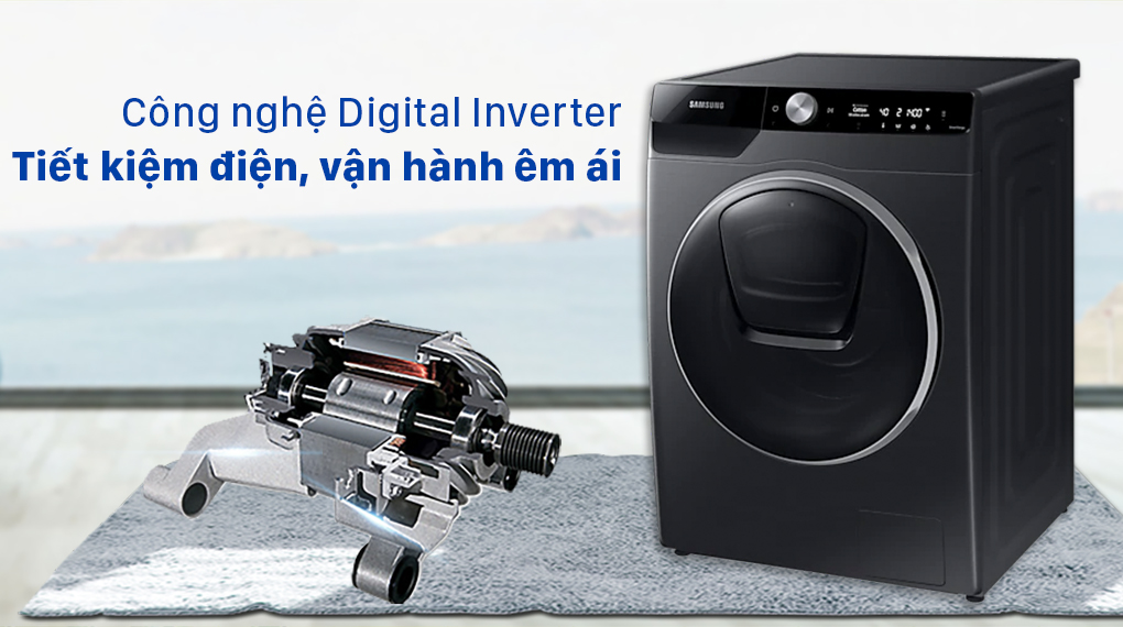 Máy giặt WW10TP54DSB/SV, inverter tiết kiệm điện
