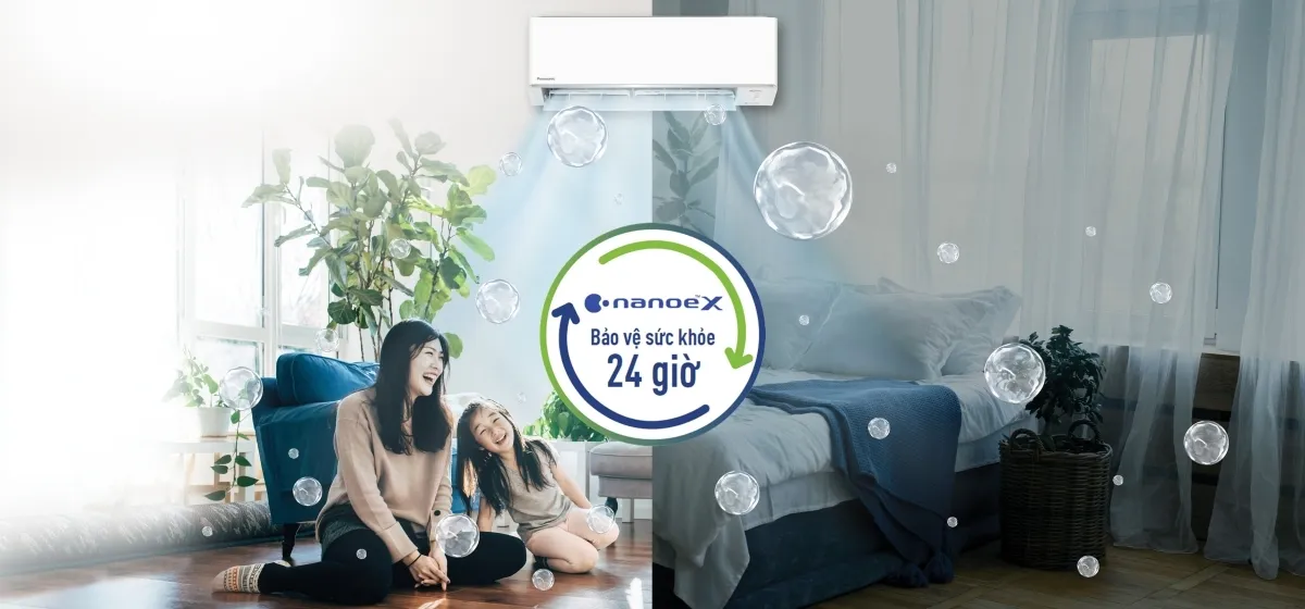 Điều hòa Panasonic 9.000BTU 1 chiều inverter RU9AKH-8