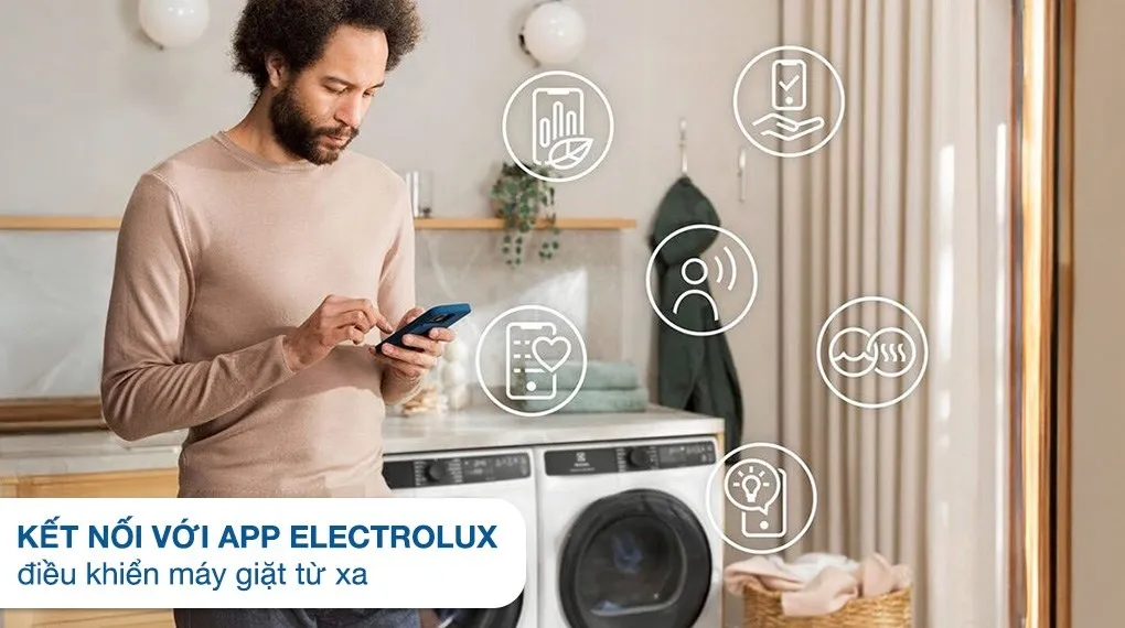 máy giặt Electrolux 13kg EWF1343R7WC UltimateCare 700