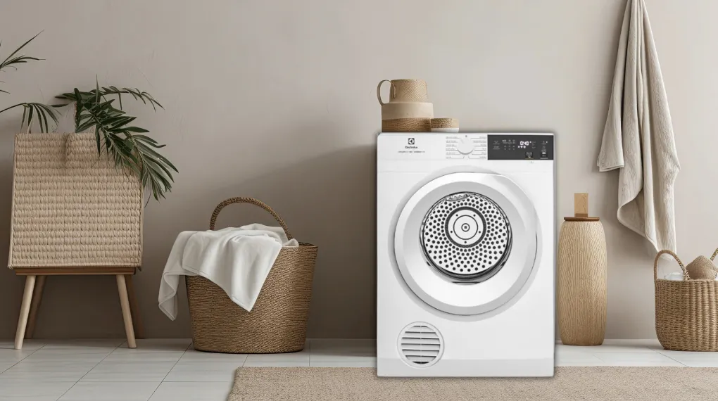 máy sấy quần áo ELECTROLUX 9 kg EDV904H3WC