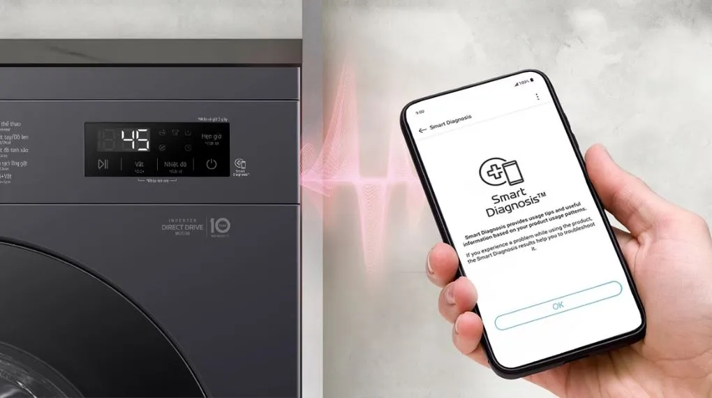 máy giặt LG 9 kg FB1209S5M