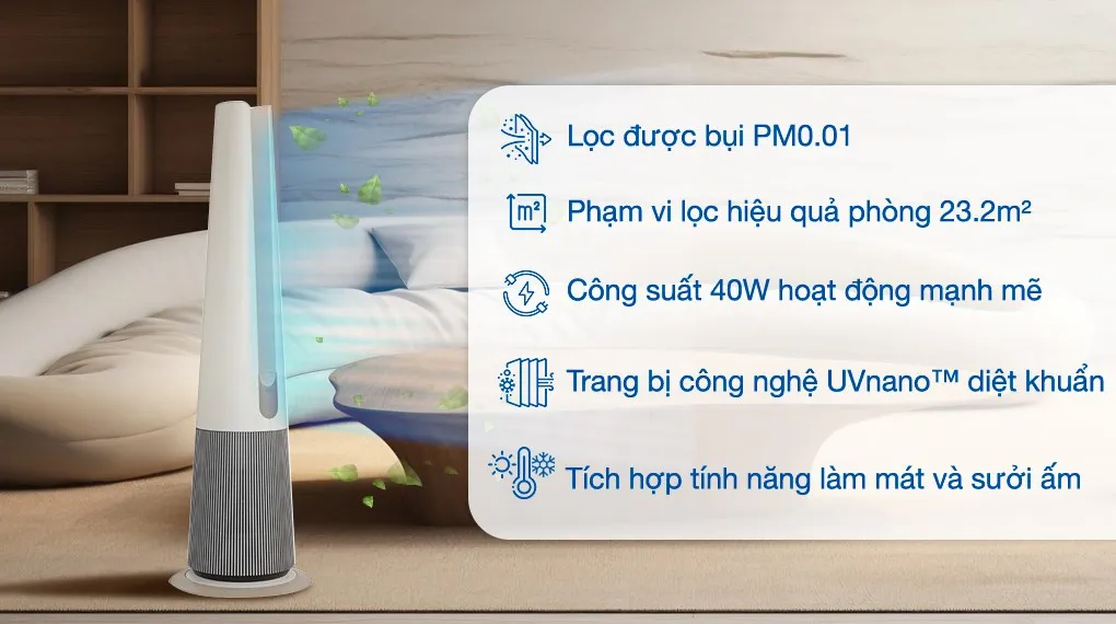 máy lọc không khí LG PuriCare AeroTower FS15GPCJ0